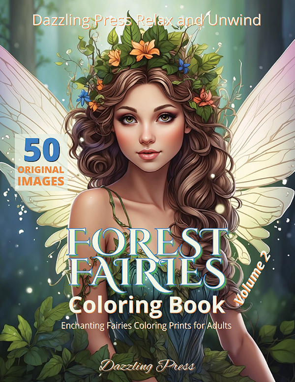 Forest Fairies Coloring Book Volume 2