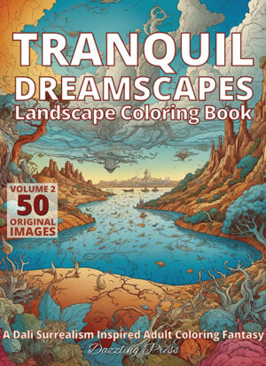 Tranquil Dreamscapes Landscape Coloring Book Volume 3