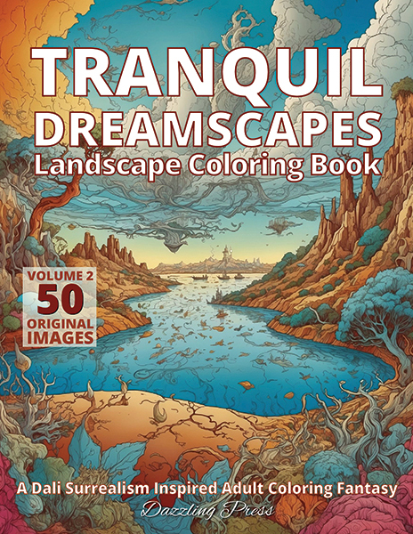 Tranquil Dreamscapes Landscape Coloring Book Volume 3